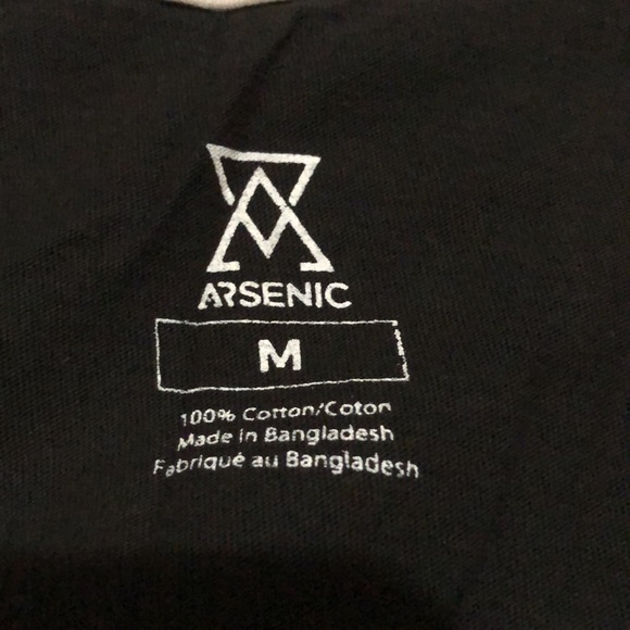 ARSENIC | Mens Medium Black Tank-Top | “Living My Best Life” - Picture 3 of 3